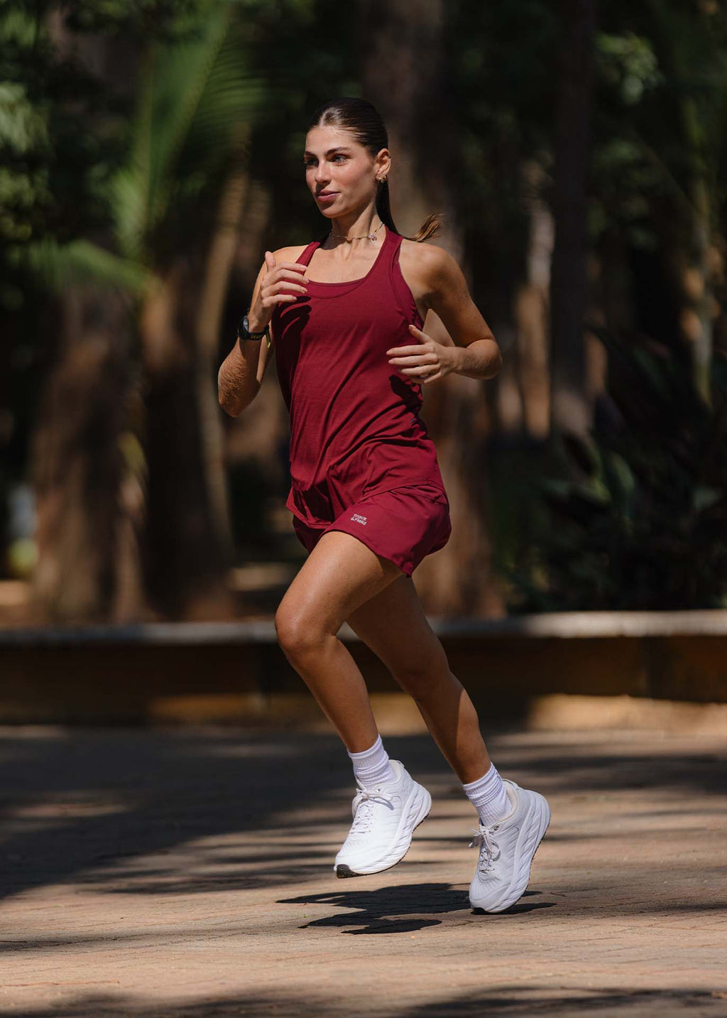 Ärmelloses Sprint-T-Shirt für Damen