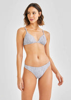 Navy Triangle Bikini Top