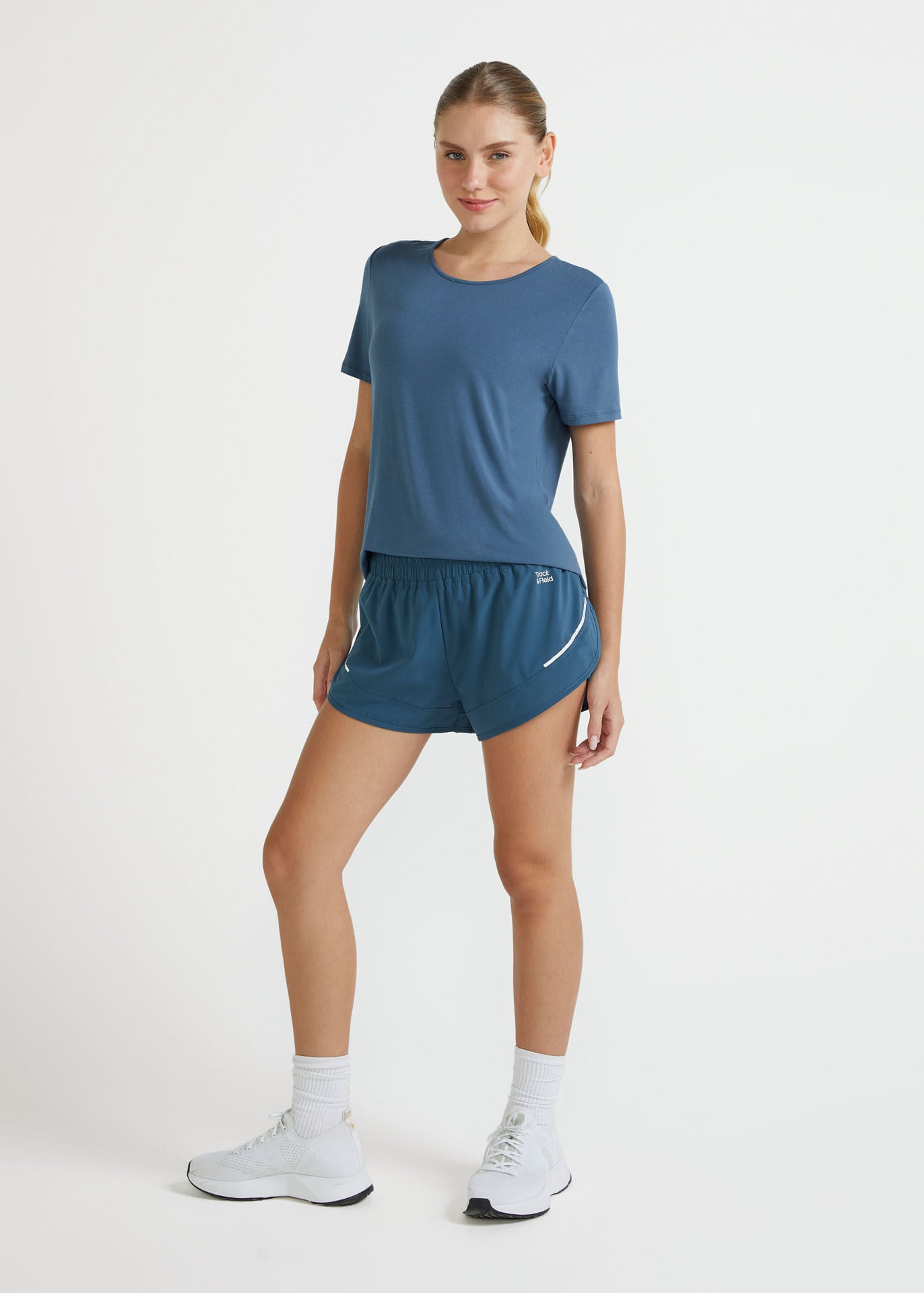 Pantalones cortos reflectantes para mujer