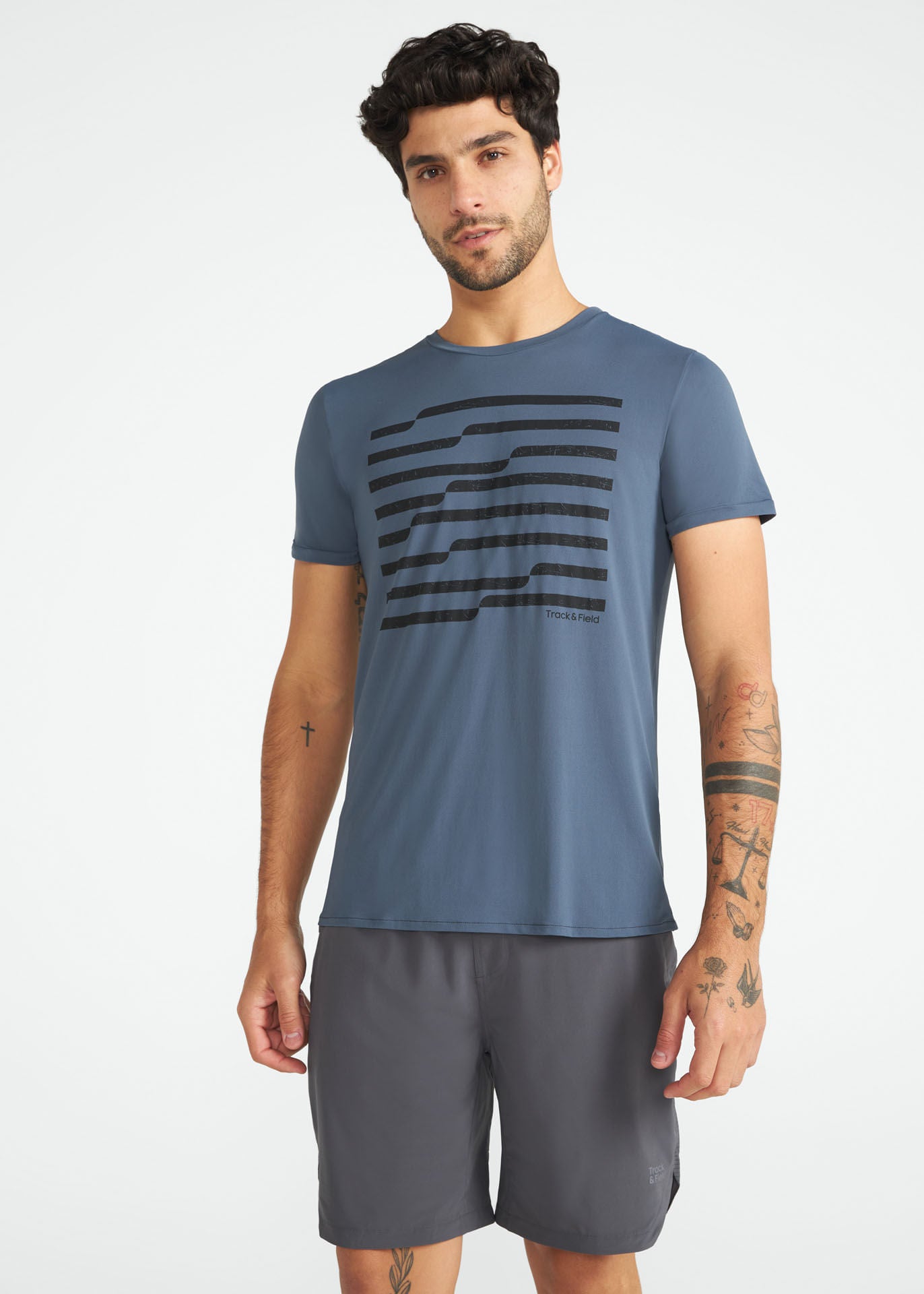Men's Lithography Thermodry Short Sleeve T-Shirt