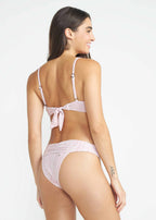 Navy Underwire Cup No Padding Bikini Top