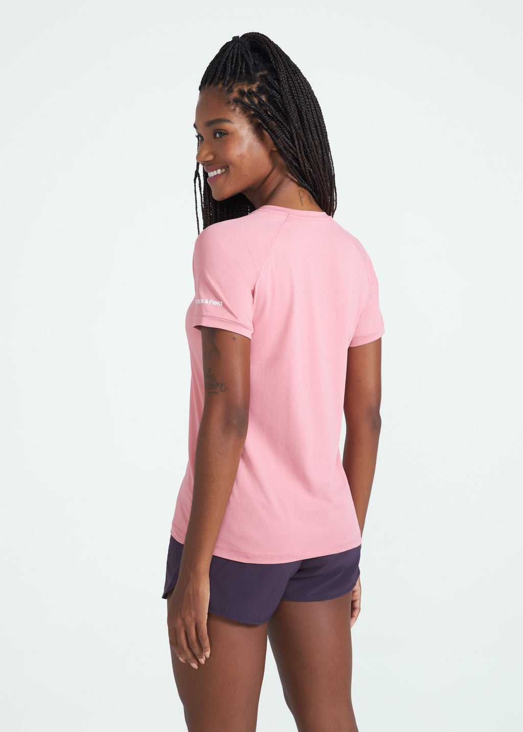 Kurzärmliges UV-Mesh-T-Shirt für Damen