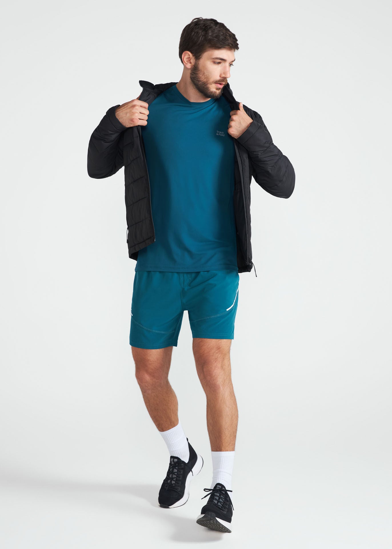 Kurzärmliges Sport-T-Shirt für Herren