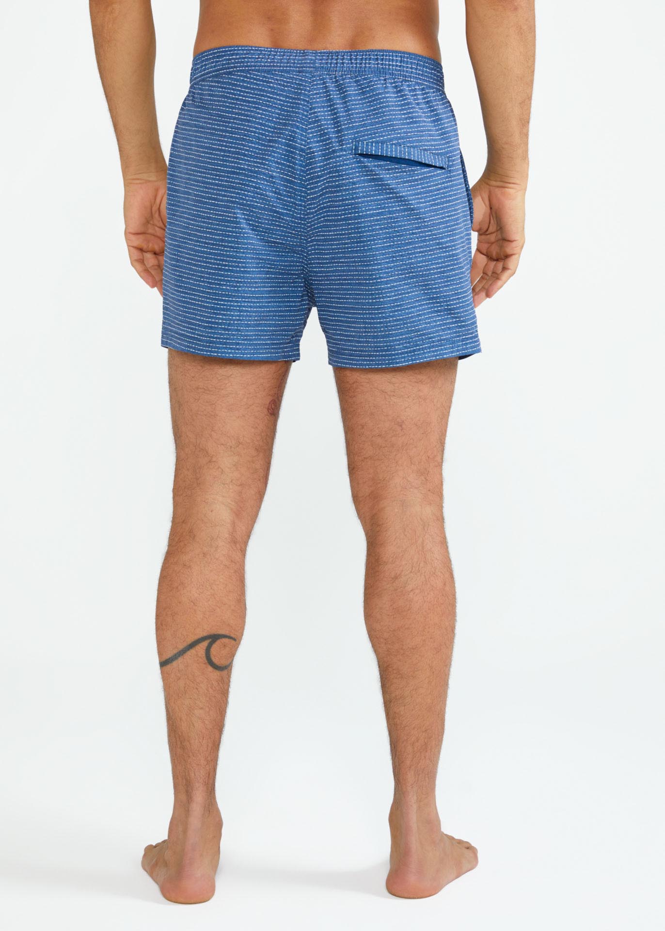 Short imprimé texturé court pour hommes