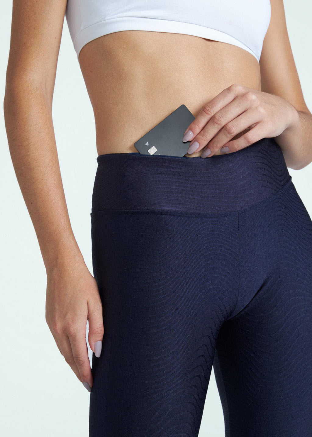 Pantalon legging en jacquard pour femme