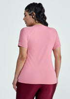 Kurzärmliges UV-Mesh-T-Shirt für Damen