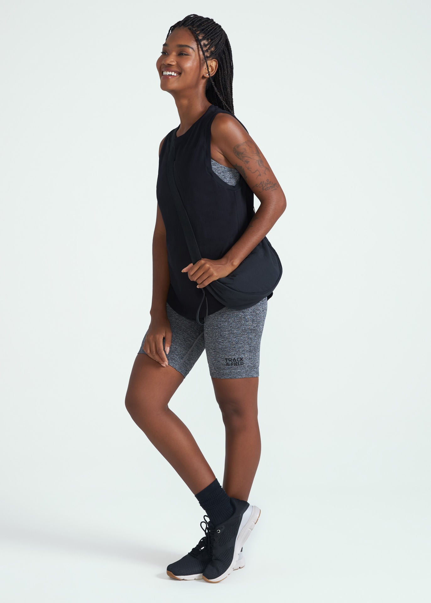 T-Shirt Mulher Sem Manga Reta