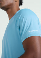 Camiseta de manga corta de malla UV para hombre