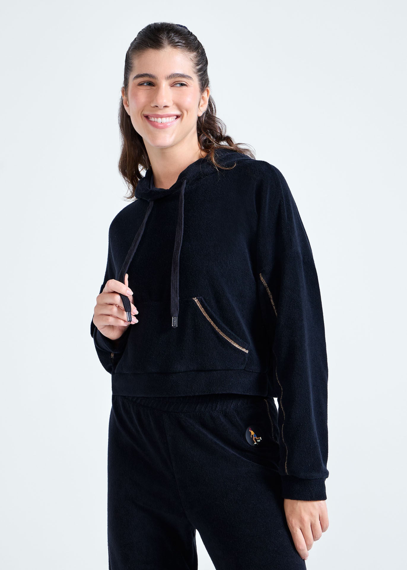 Chaqueta deportiva corta para mujer