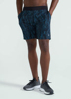 Shorts estampados medianos para hombre