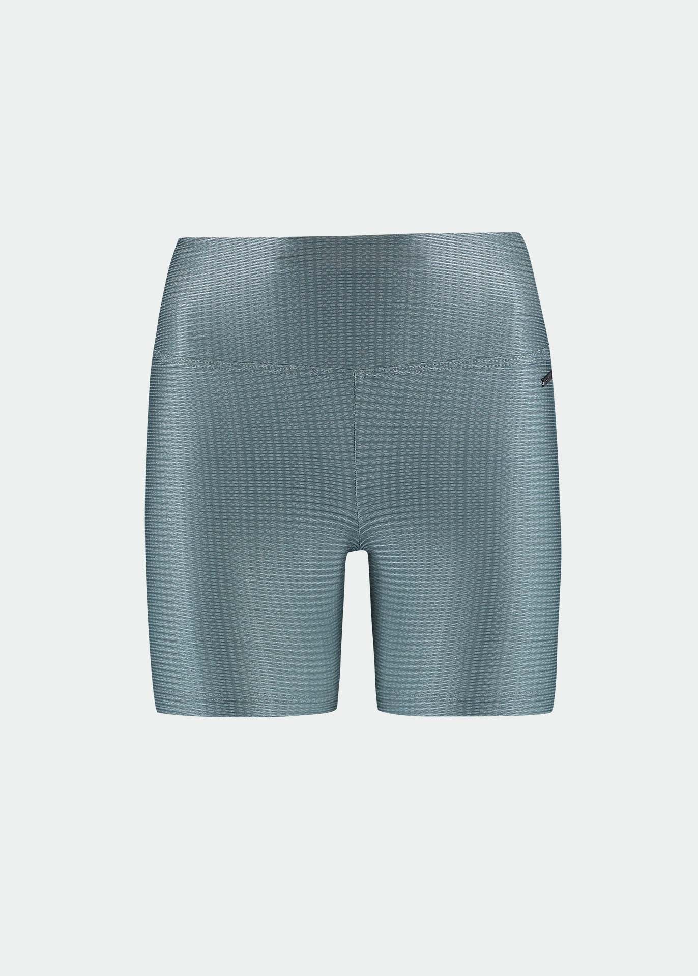 Women's Slim Shorts with Shiny Pockets