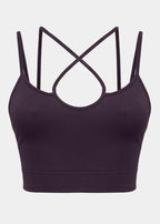 Top fluido de piel para mujer