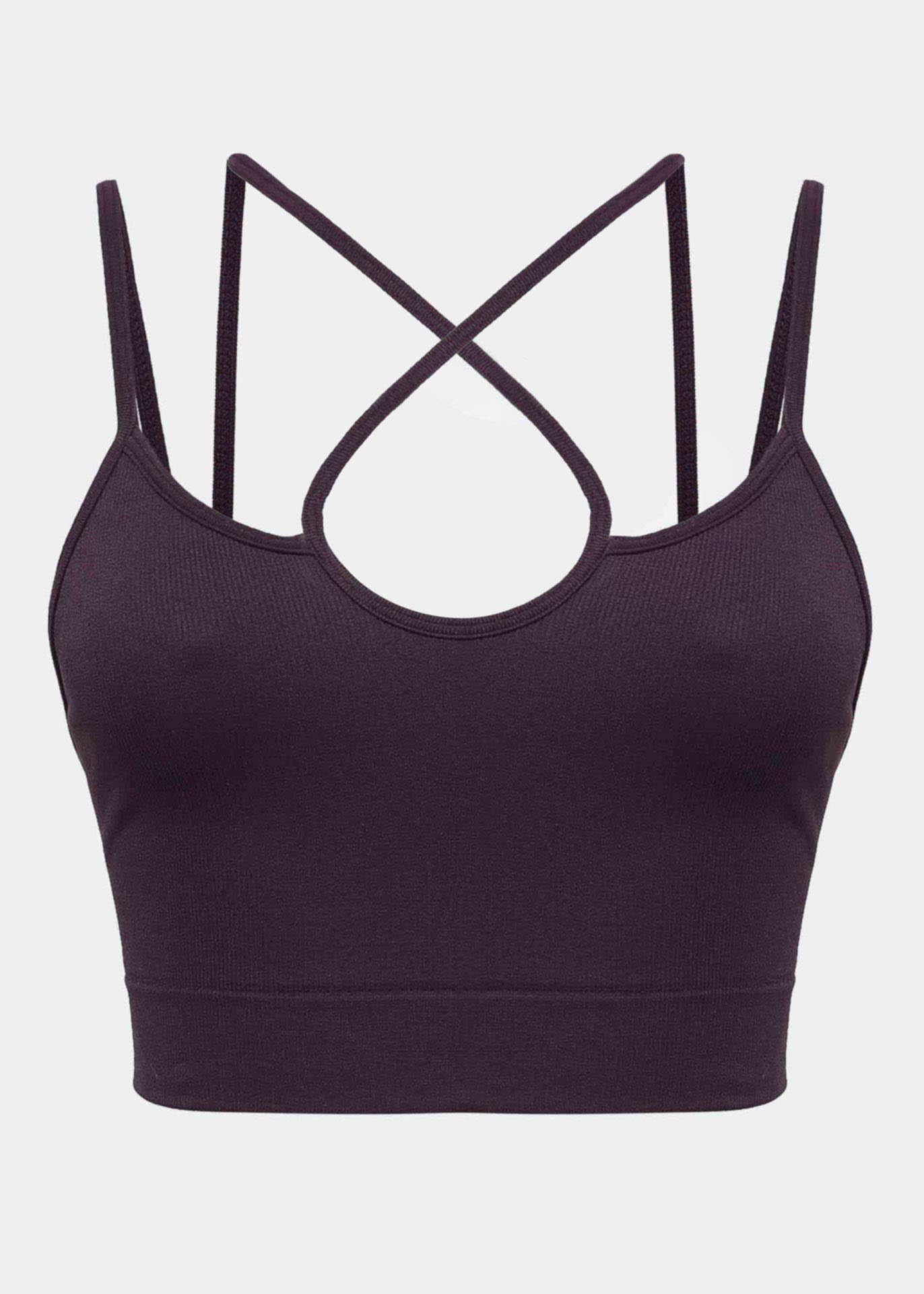 Top fluido de piel para mujer