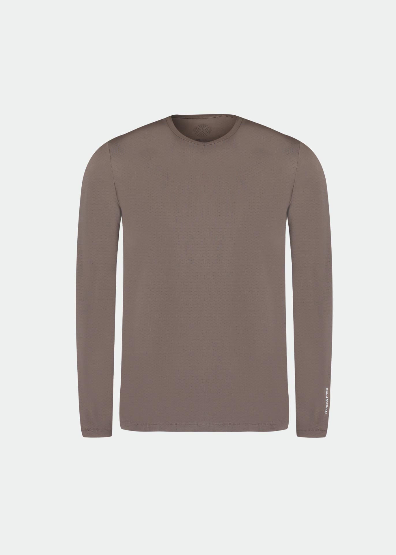 Langärmliges UV-Mesh-T-Shirt für Herren
