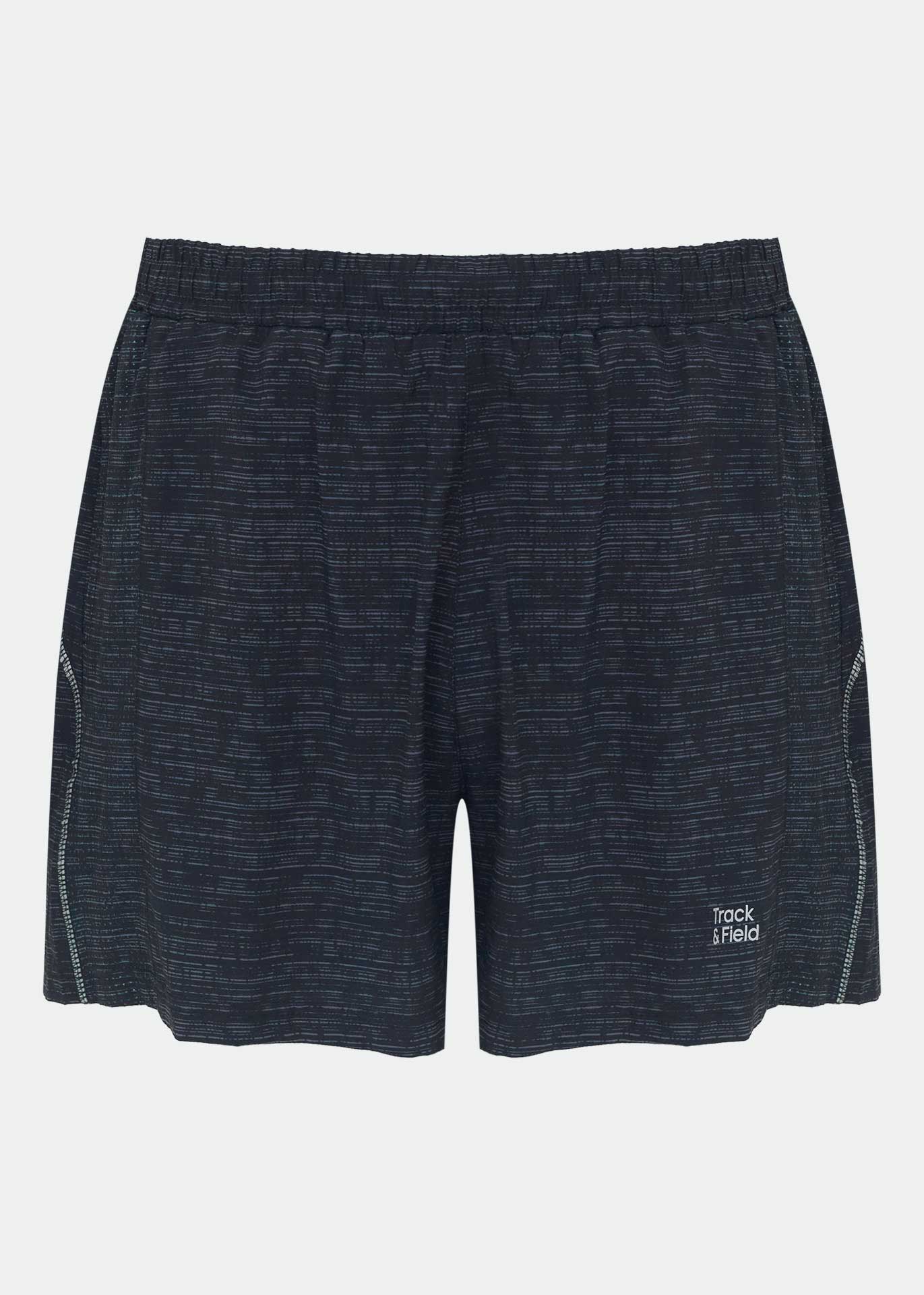 Pantalones cortos cortos para hombre con guiones impresos con láser