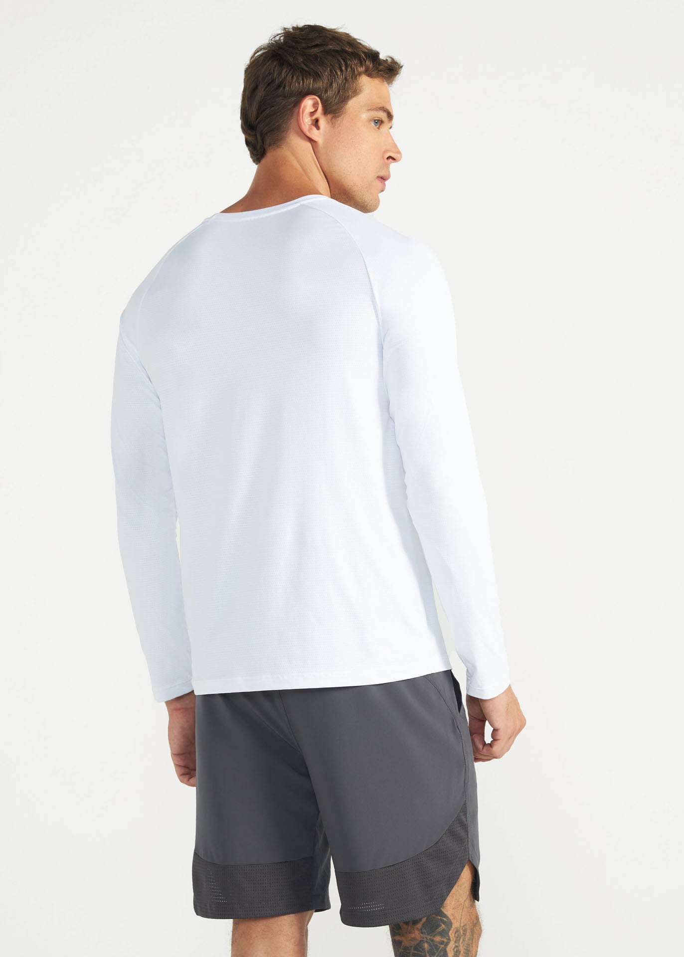 Langärmliges UV-Mesh-T-Shirt für Herren