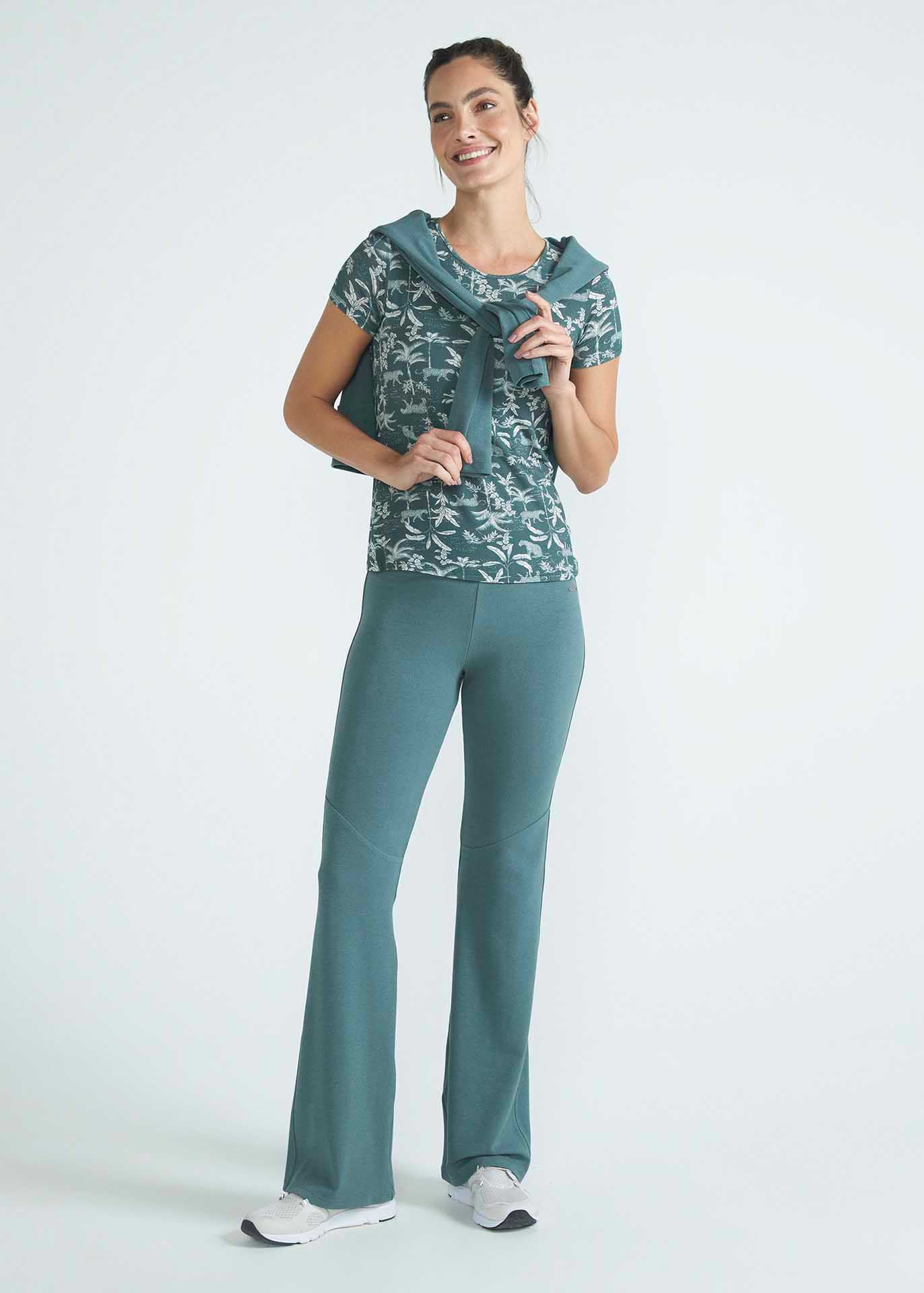 T-shirt imprimé à manches courtes pour femme