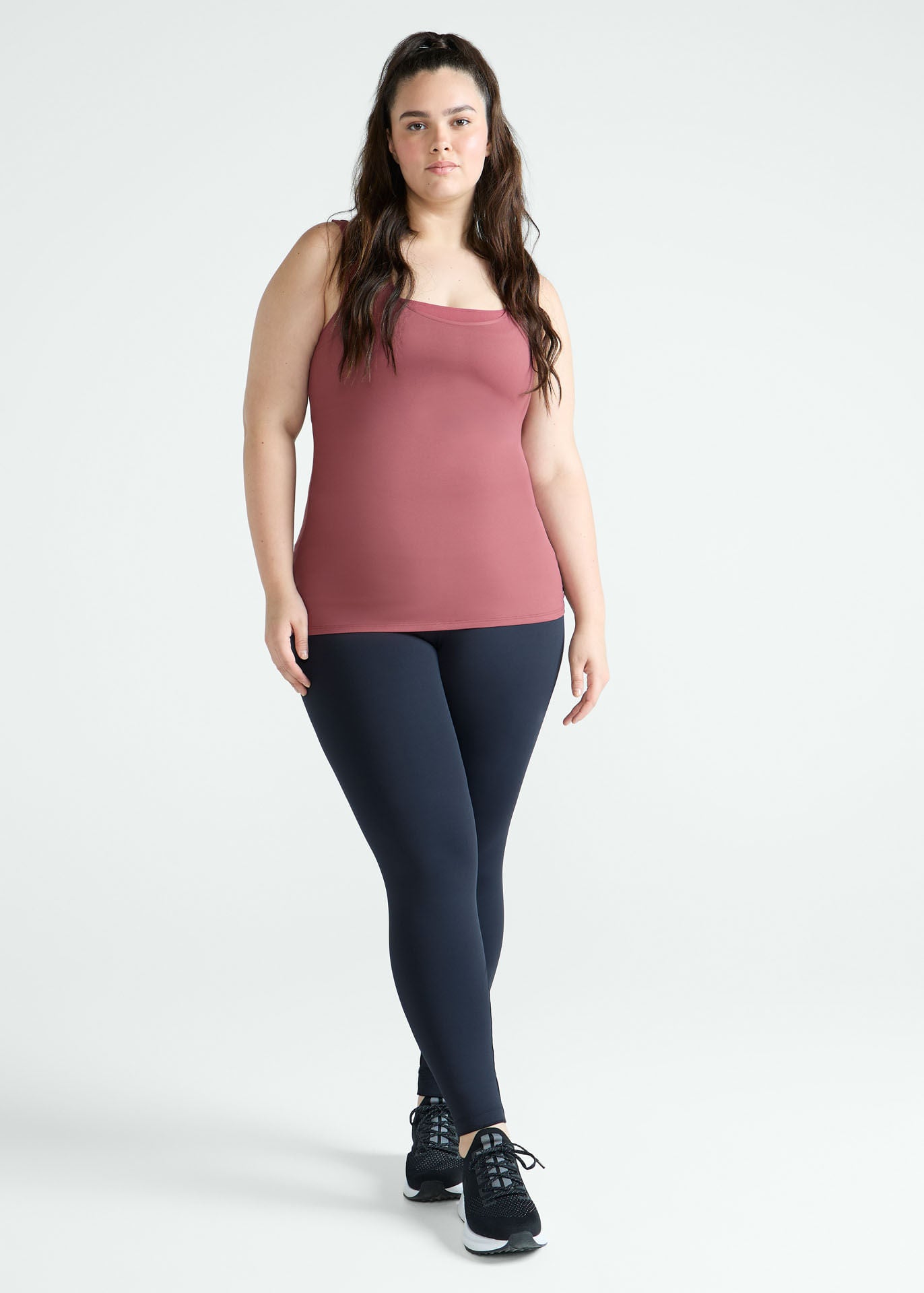 Pantalones legging con cremallera para mujer