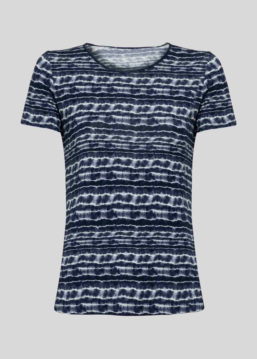 Camiseta estampada de manga corta para mujer