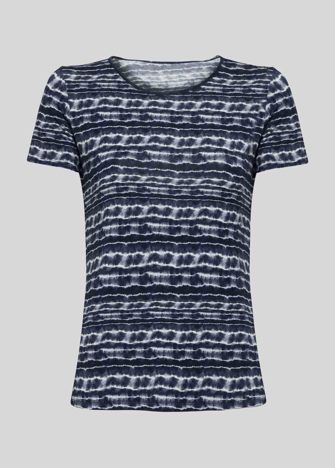 Camiseta estampada de manga corta para mujer