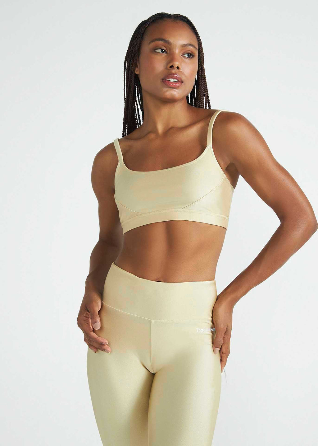 Basic-Glitzer-Top für Damen