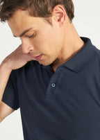 Stretch-Poloshirt für Herren aus Pimabaumwolle