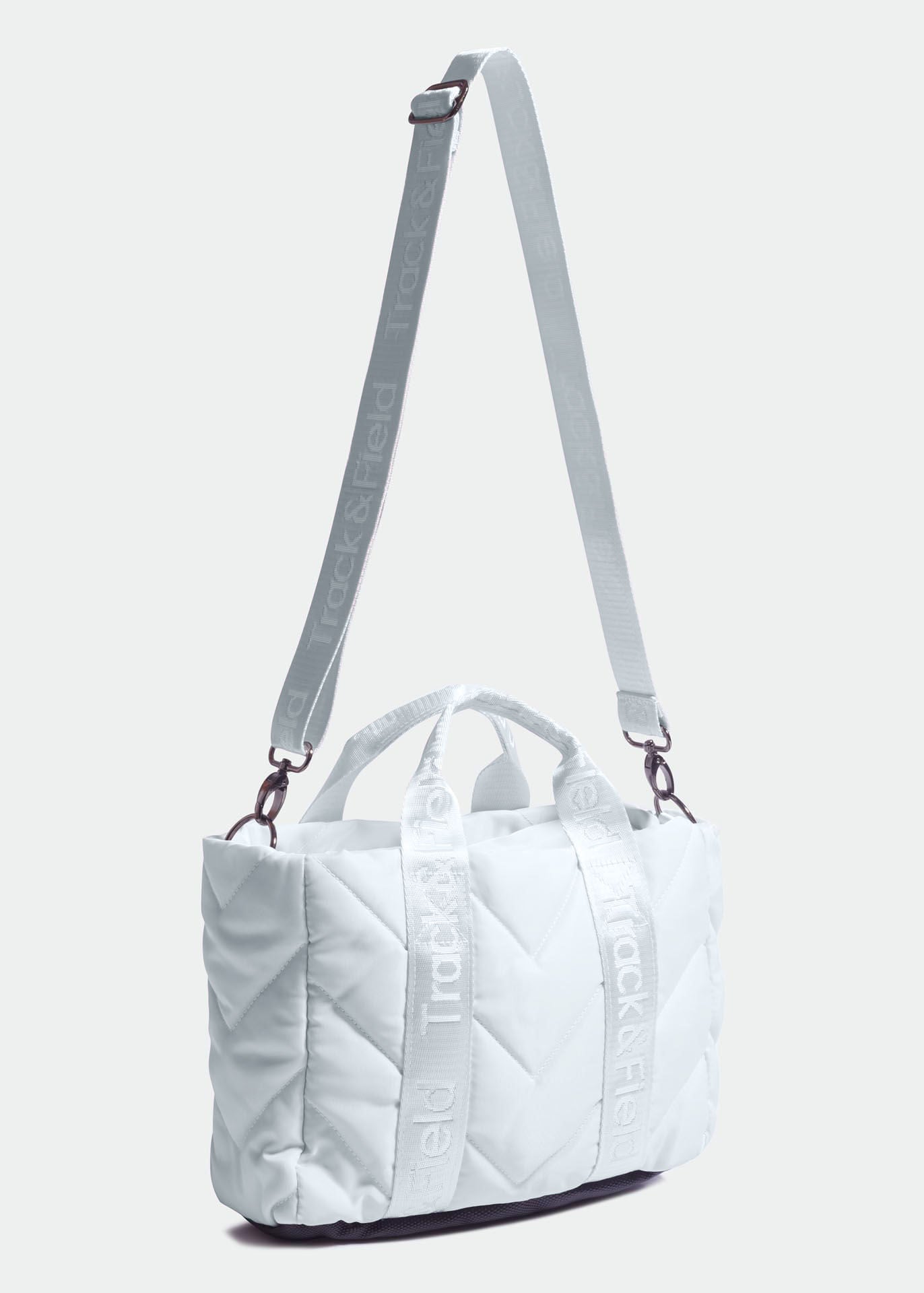 Minibolso de lona acolchado