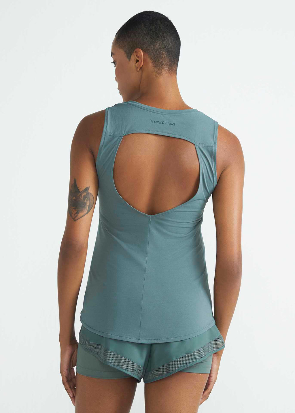 Camiseta sin mangas para mujer V