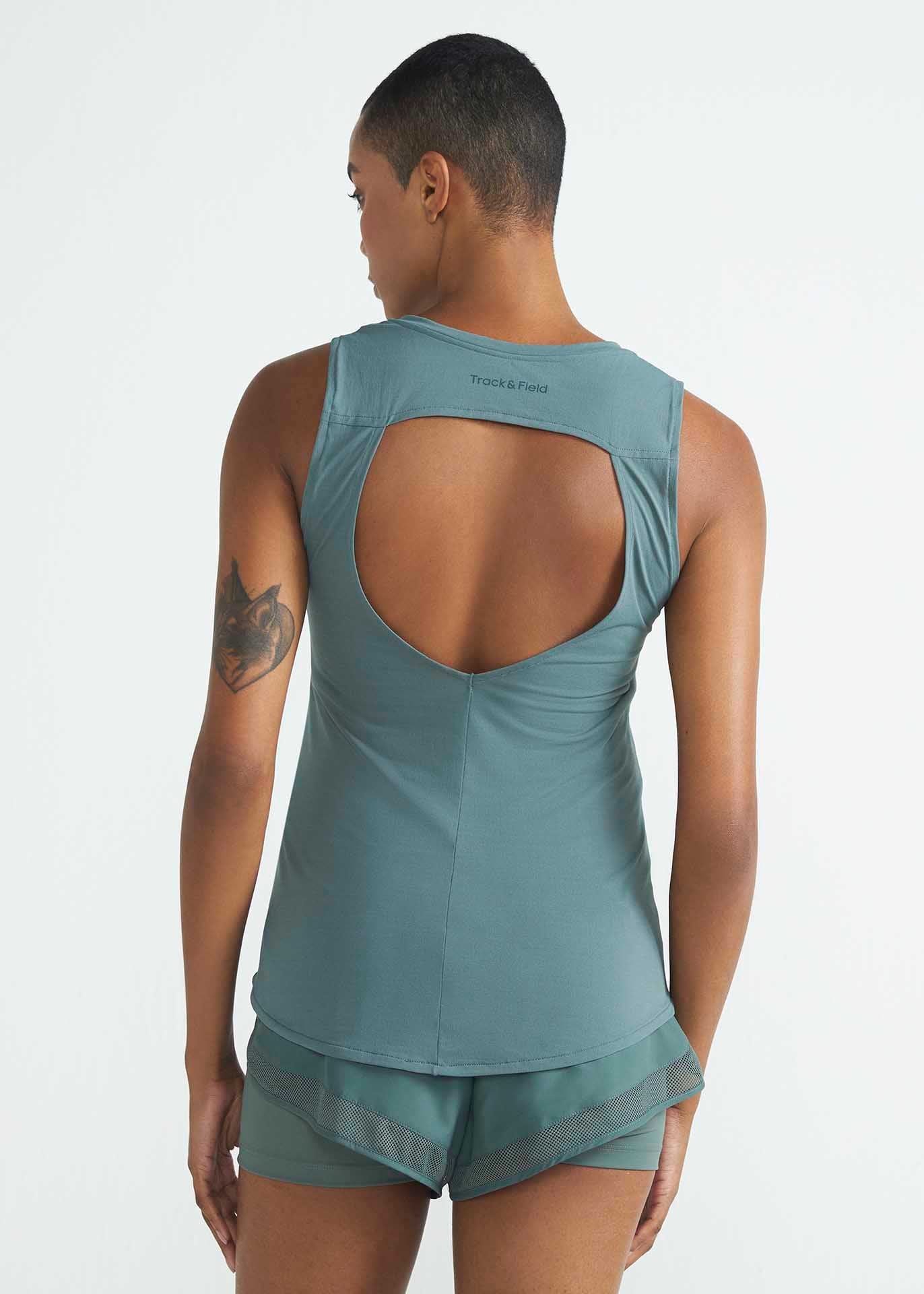Camiseta sin mangas para mujer V