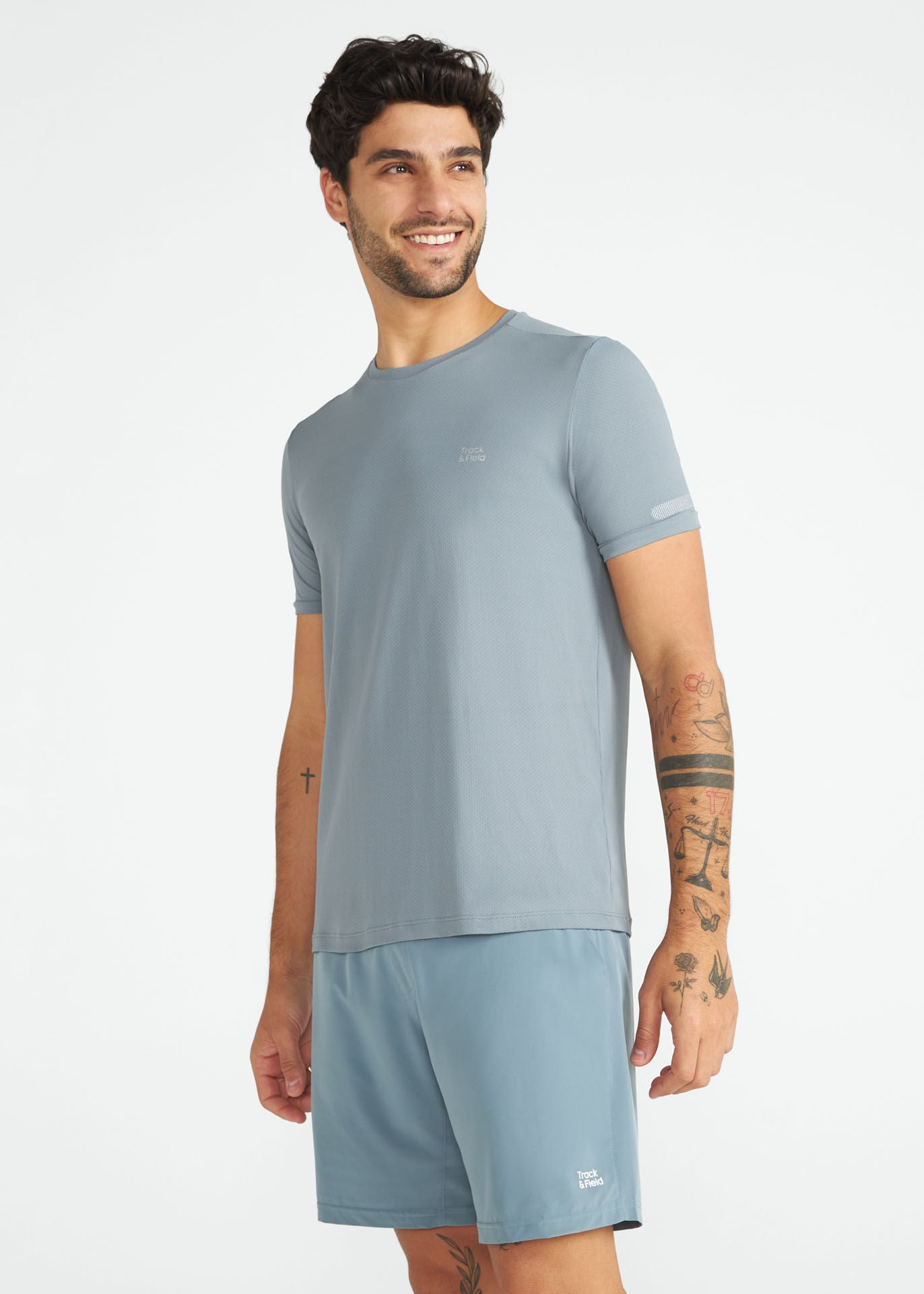 Camiseta deportiva de manga corta para hombre