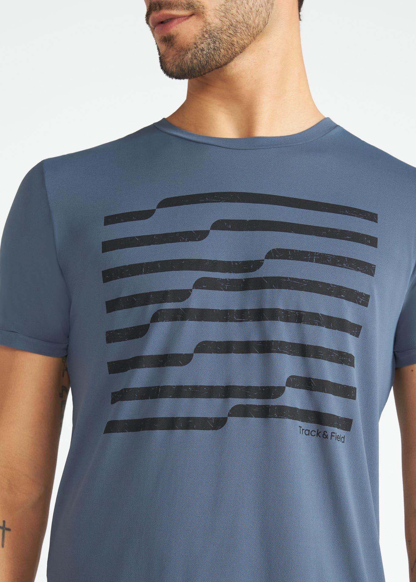 T-Shirt Homem Manga Curta Thermodry Littografia