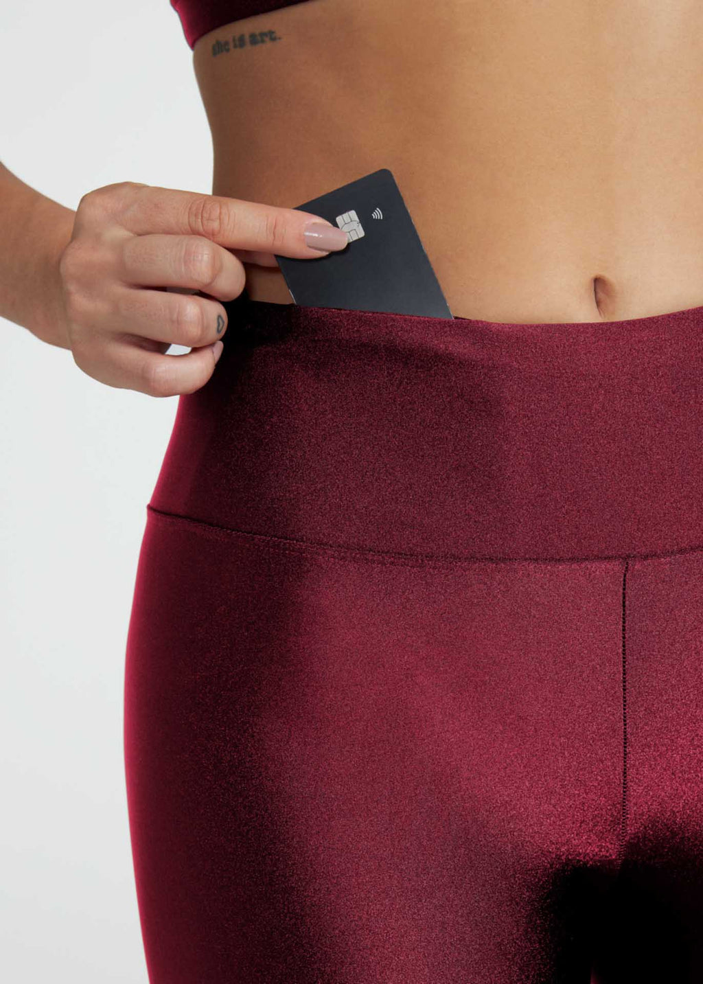 Women's Basic Glitter Leggings