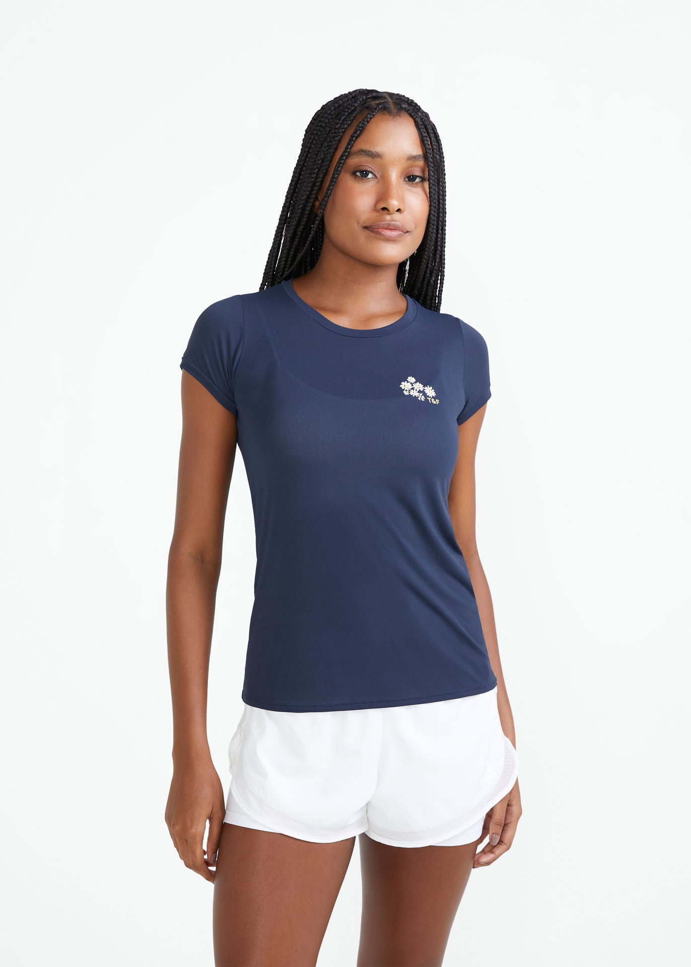 T-shirt à manches courtes pour femmes Thermodry flore