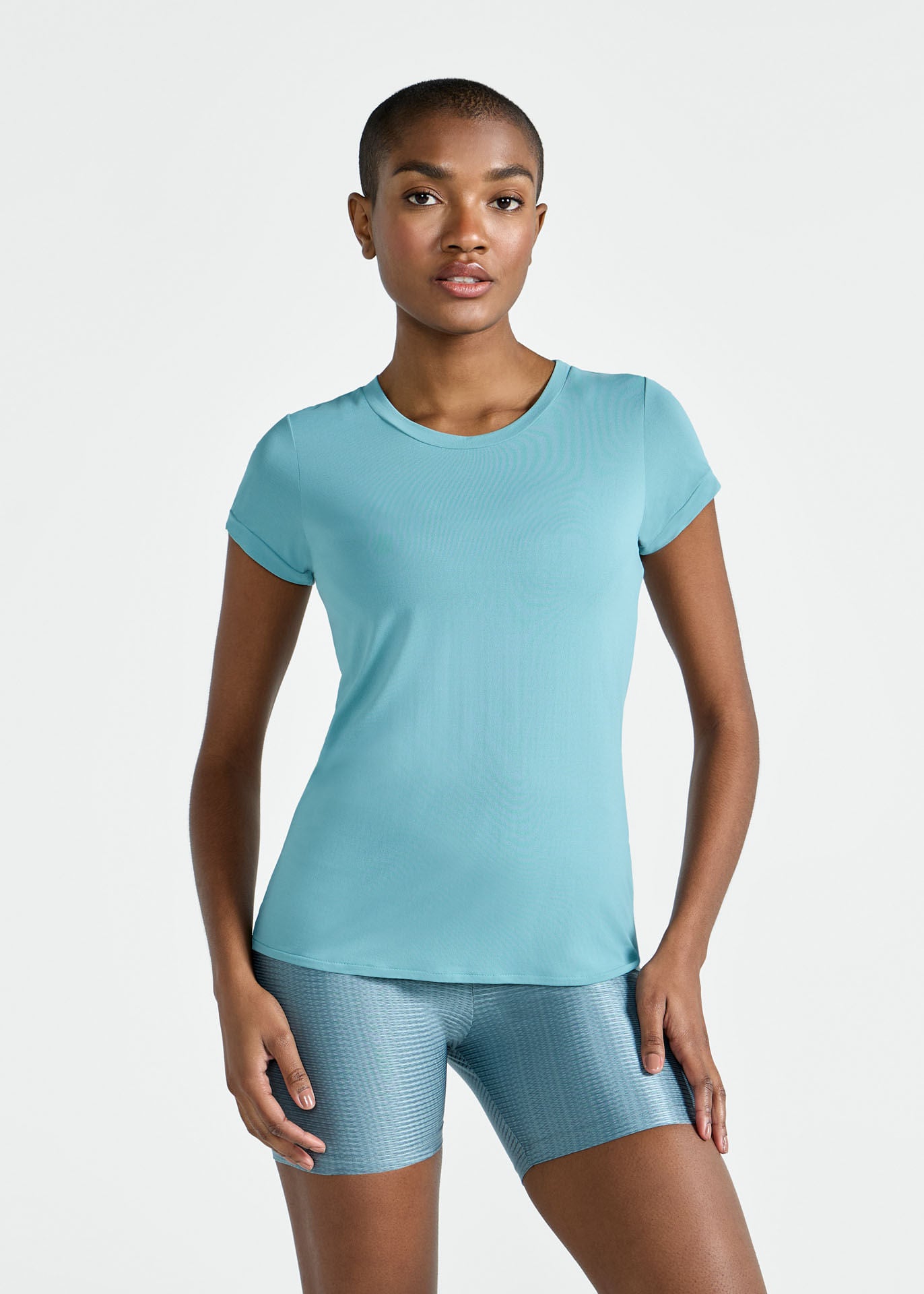 T-Shirt Mulher Manga Curta Thermodry