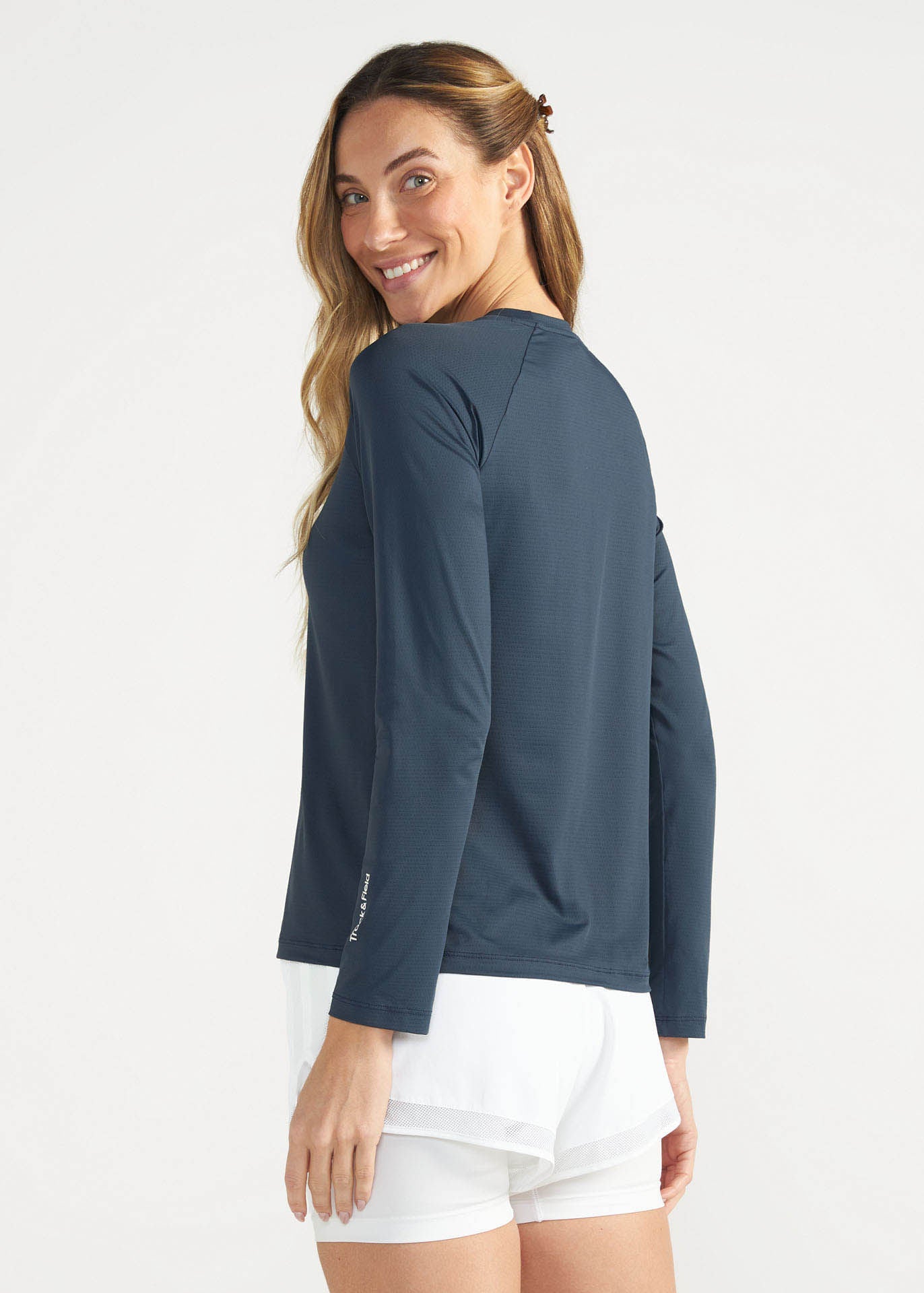 Langärmliges UV-Mesh-T-Shirt für Damen