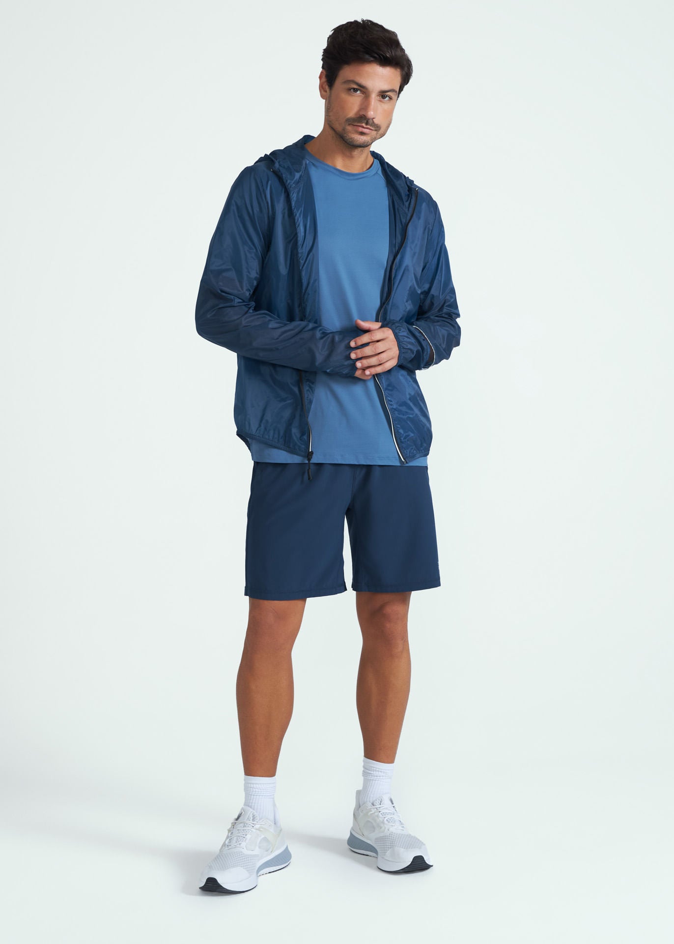 Lange Stretch-Shorts für Herren
