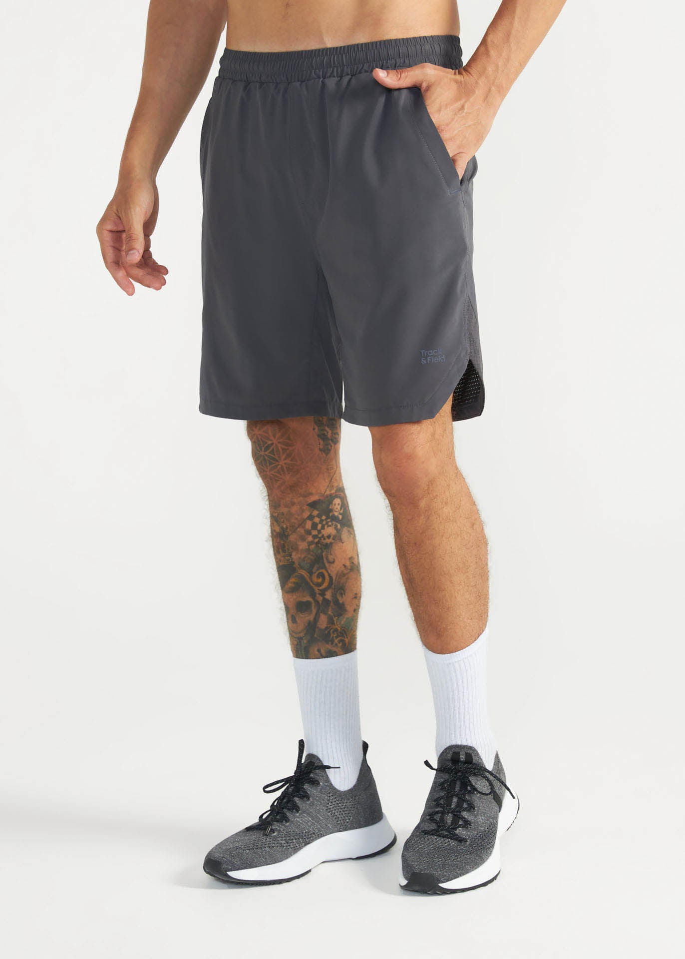 Lange Cut-Out-Shorts für Herren