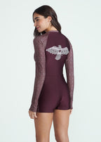 Women's Mystic Long Sleeve UV Short Jumpsuit