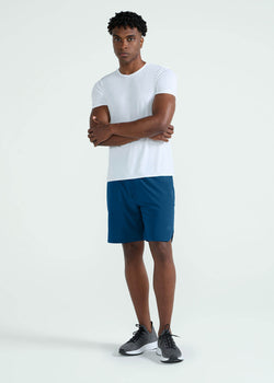 Short long découpé pour hommes