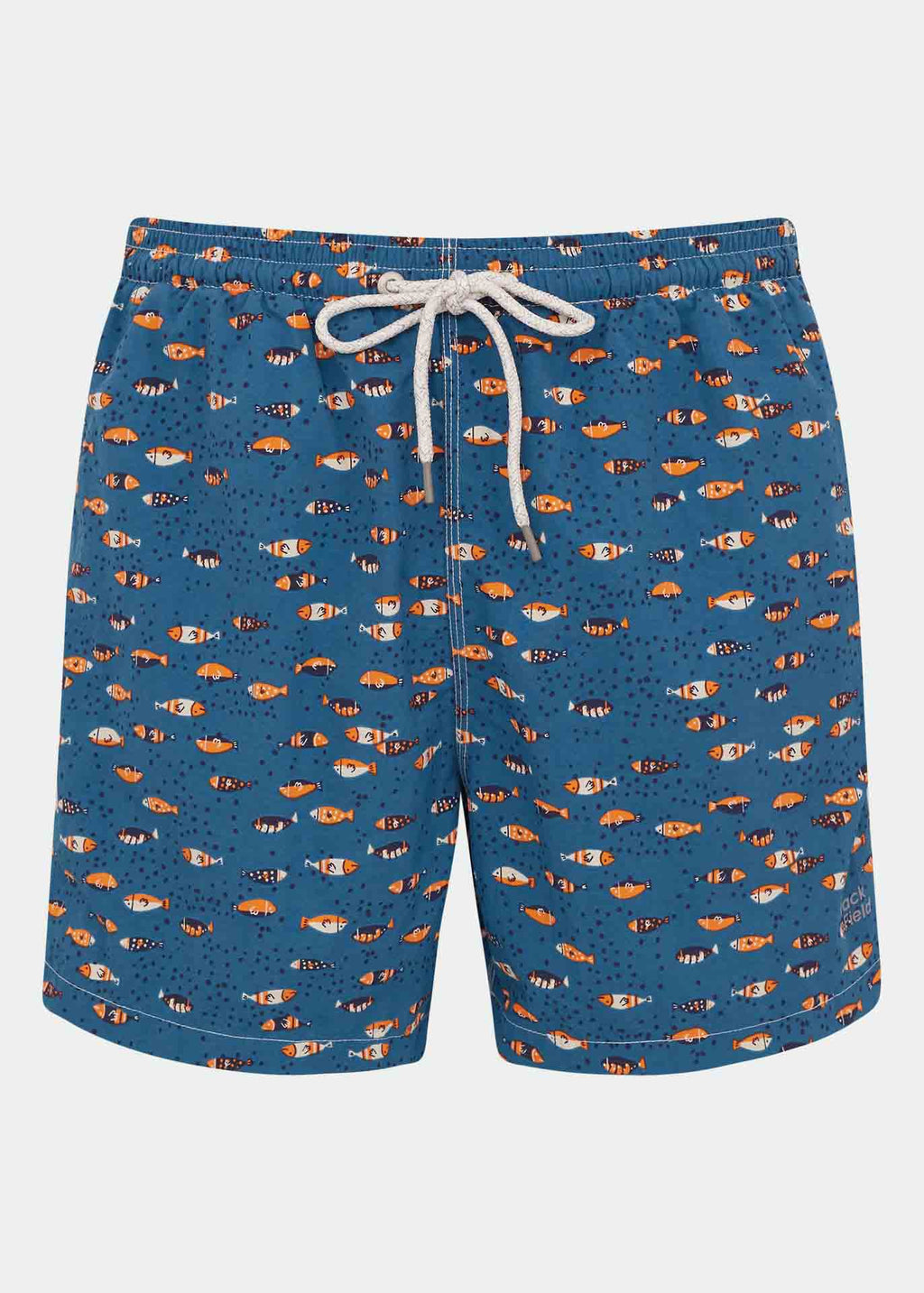 Mittelgroße bedruckte Strandshorts für Herren