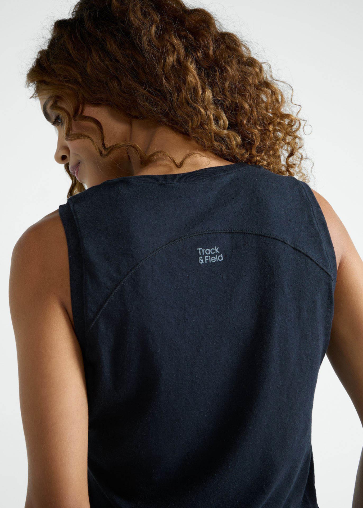 T-Shirt Mulher Sem Manga Cropped