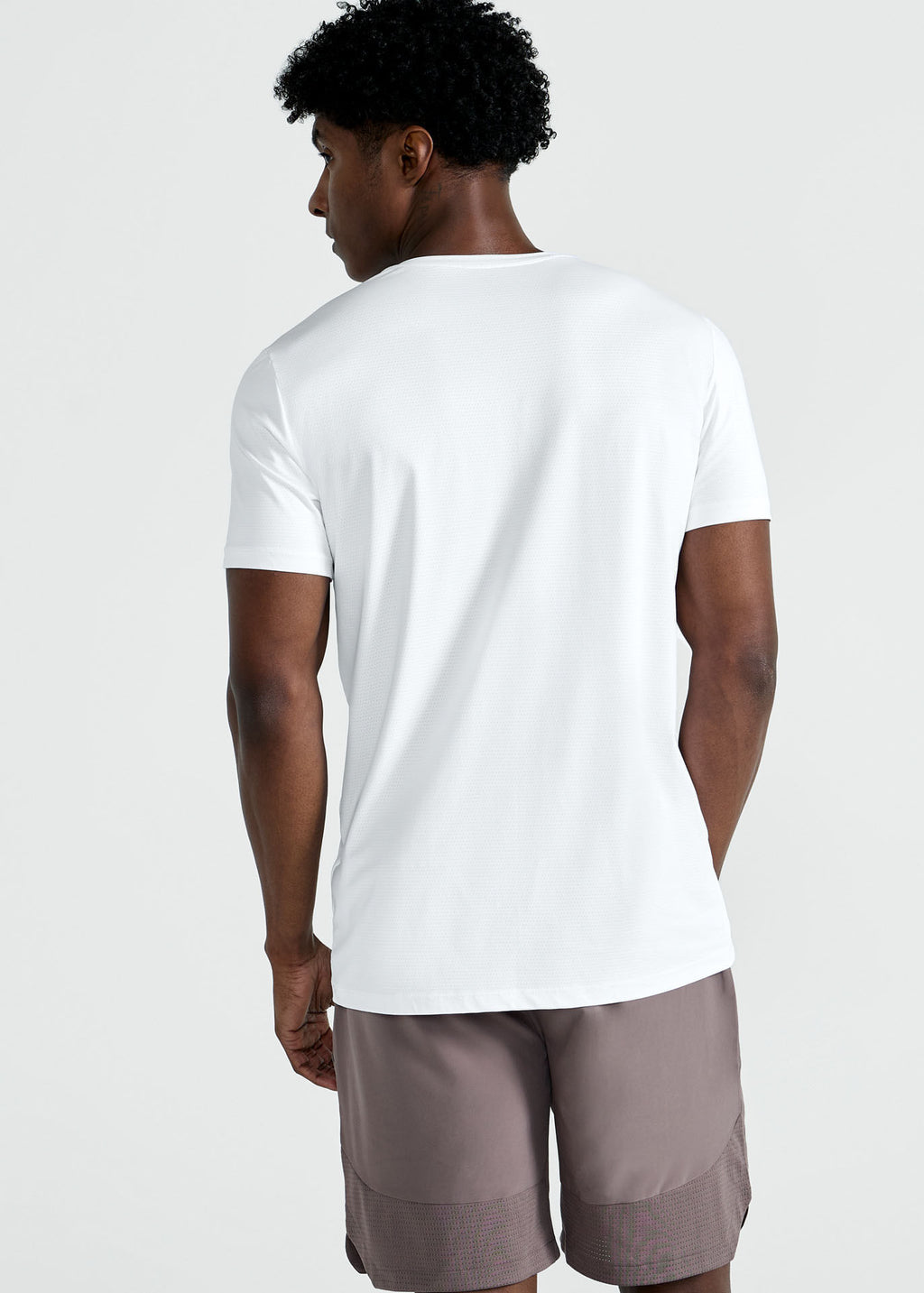 Camiseta de manga corta de malla UV para hombre
