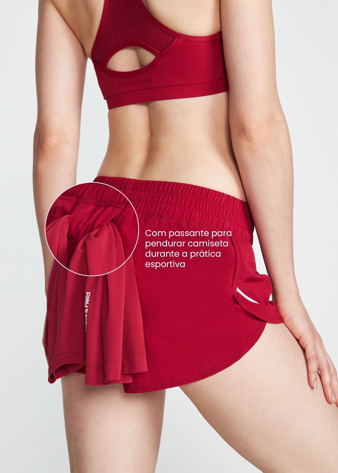 Pantalones cortos reflectantes para mujer