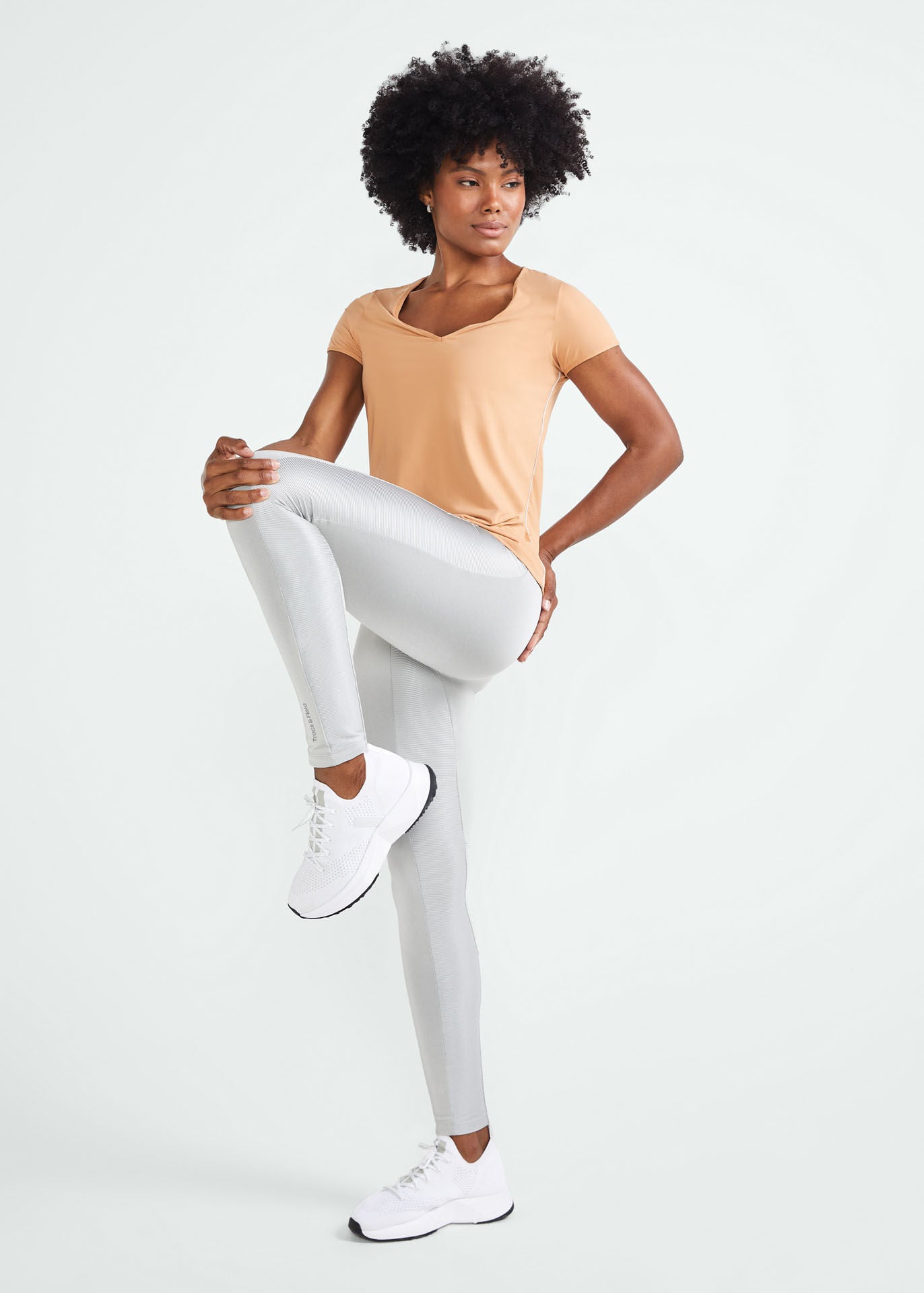 Women's Silver Legging Pants