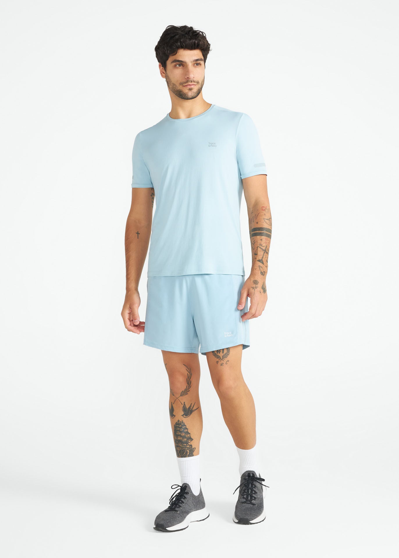 Kurzärmliges Sport-T-Shirt für Herren