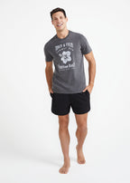 Short texturé court pour hommes