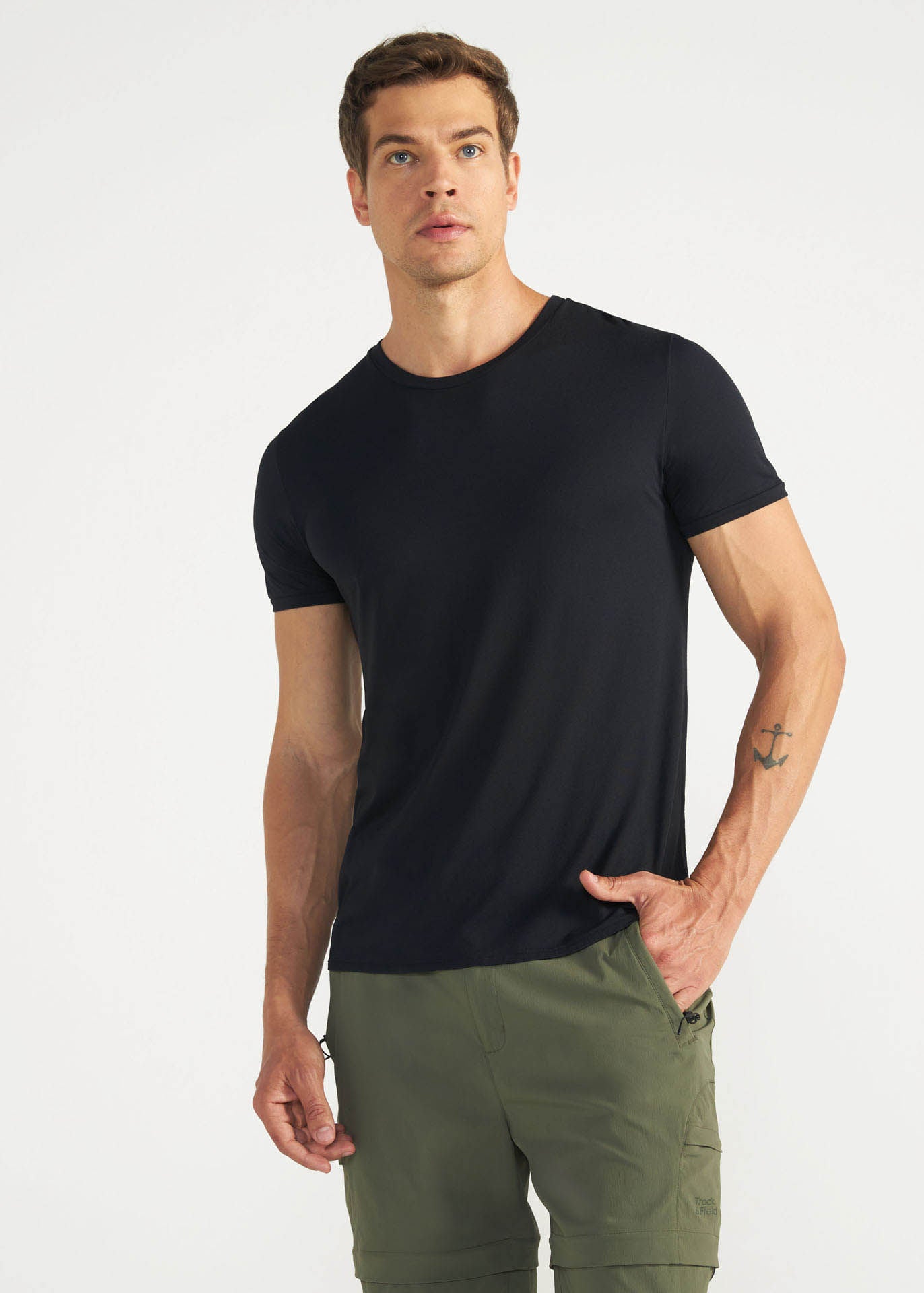 Kurzarm-T-Shirt für Herren aus Pimabaumwolle