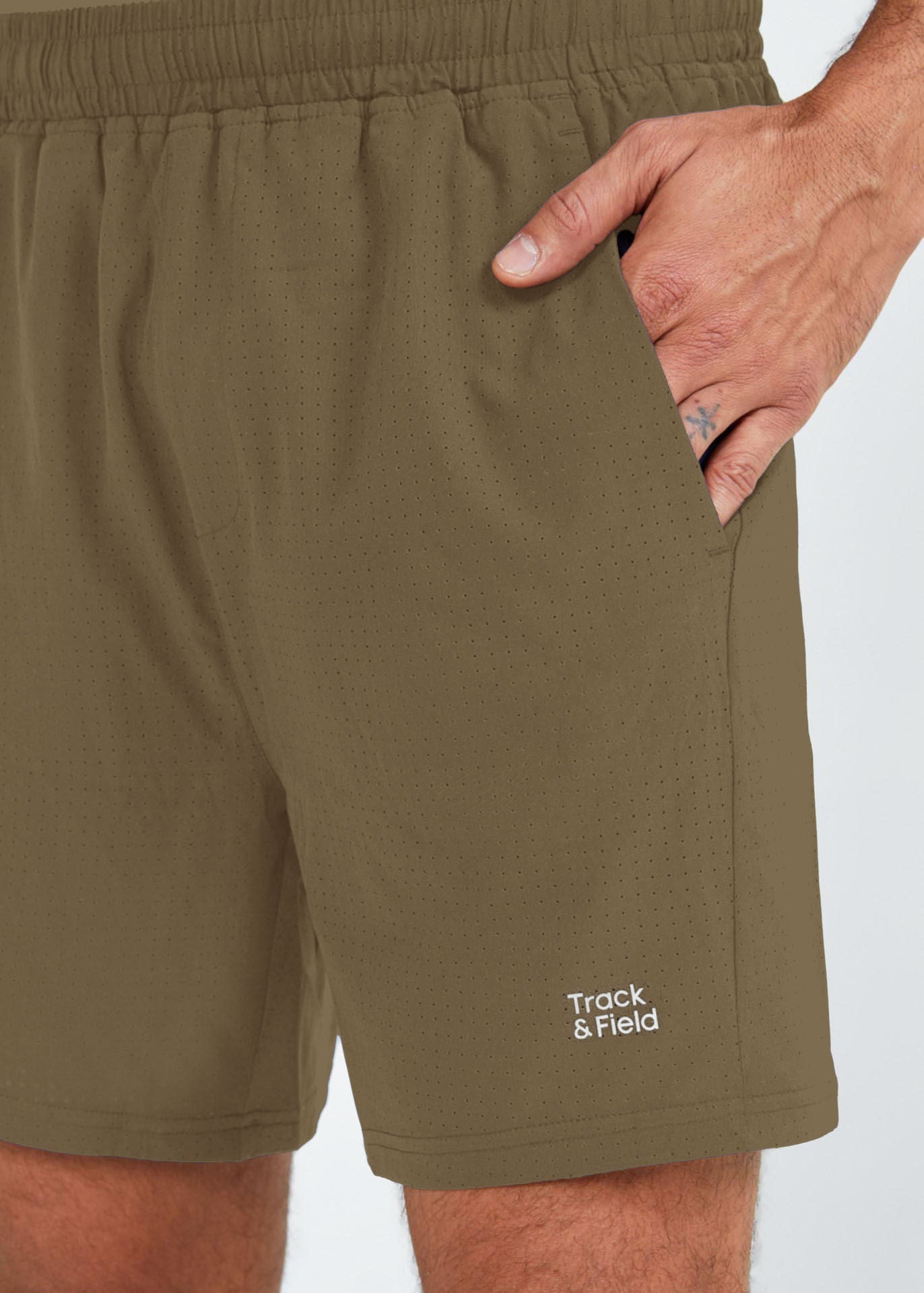 Pantalones cortos de entrenamiento medianos para hombre