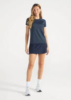 Kurzärmliges UV-Mesh-T-Shirt für Damen