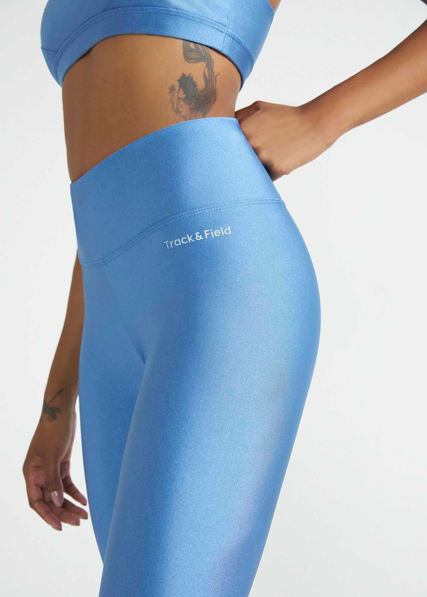 Basic-Glitzer-Leggings für Damen